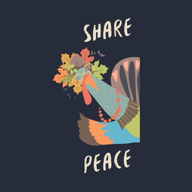 Share Peace Thanksgiving turkey gift by Dody