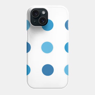 Blue fashion dots Phone Case