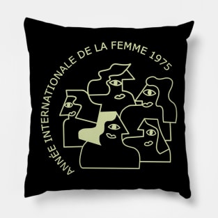 Année internationale de la femme 1975 Pillow