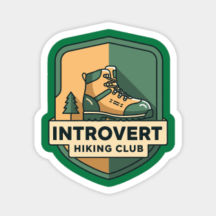 Introvert's Hiking Club Magnet
