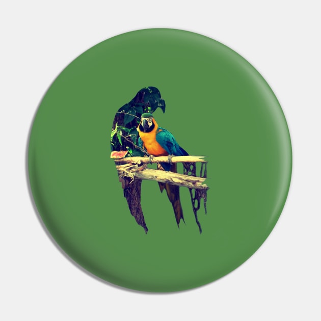 Parrot Pin by Pixelmania