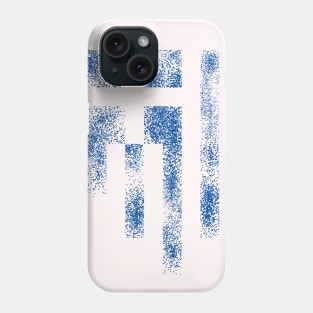 Greece Flag Shabby Crest Phone Case