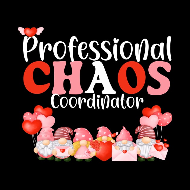 Chaos Coordinator School Teacher Funny Christmas Valentines by AimArtStudio