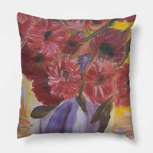 bouquet of poppies Pillow