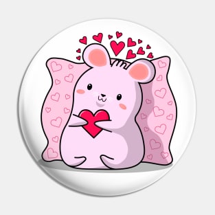 kawaii style, lovers mice, Valentine's day, cute kawaii mice. Pin