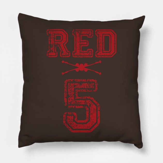 Red 5 Pillow by vancityfilming