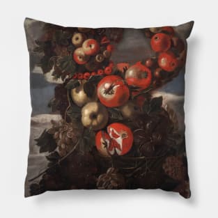 Summer by Style of Giuseppe Arcimboldo Pillow