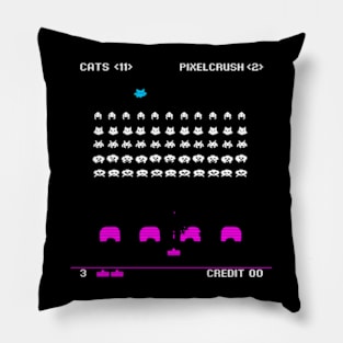 CAT INVADERS Pillow