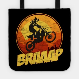 Off Road Motocross Dirt Bike Gift Dirtbike Riders Brap Tote