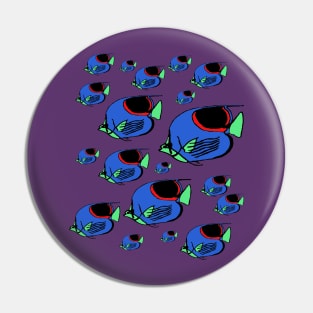 Colorful Sunfish Pin