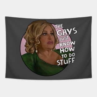 Jennifer Coolidge the gay just know how to do stuff Tapestry