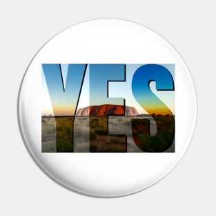 Vote YES to Indigenous Voice To Parliament Australia Pin