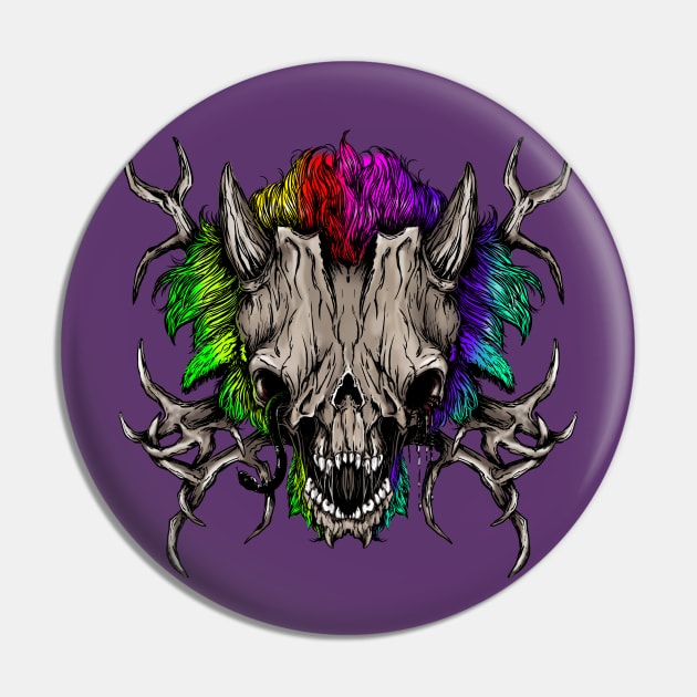 Skull devil Pin by AndreyG