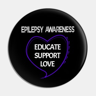 Epilepsy Awareness Pin