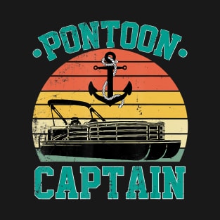 Pontoon captain funny boaters or boat driving lovers T-Shirt