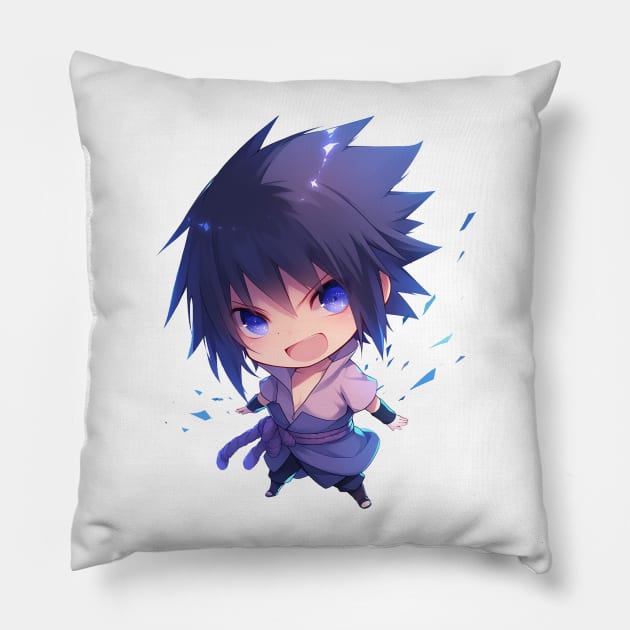 sasuke Pillow by boxermaniac