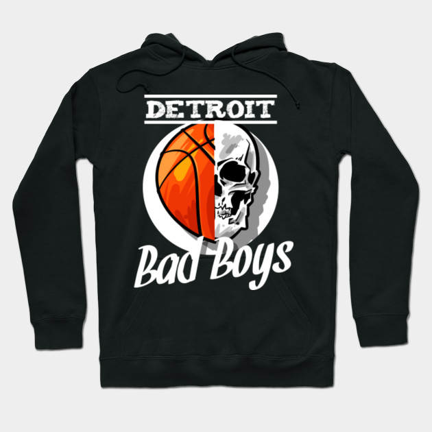 Detroit Bad Boys Basketball Skull Usa T Shirt Detroit Hoodie Teepublic