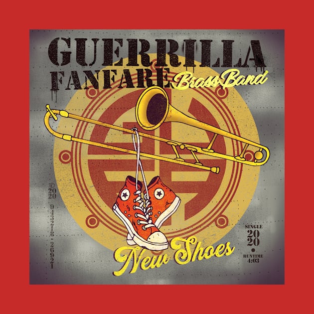 New Shoes Single Album Art by Guerrilla Fanfare Brass