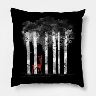 Birch Tree Forest 6 Pillow