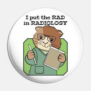 Rad Radiologist Guinea Pig Pin