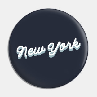 New york cursive script Pin