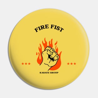 Fire Fist | Karate Group Pin