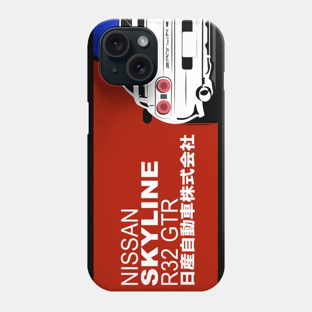 Nissan Skyline GTR R32 Phone Case by AliceEye555