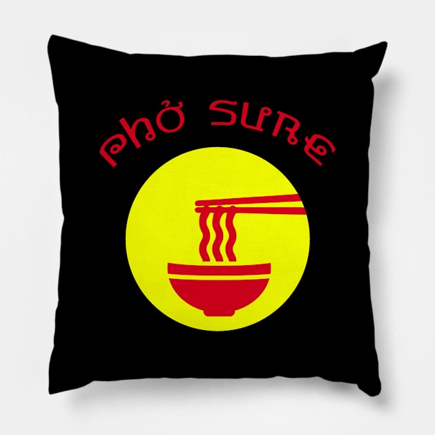 Pho Sure Pillow by lilmousepunk