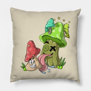 Mushroom Lick Psychodelics Pillow