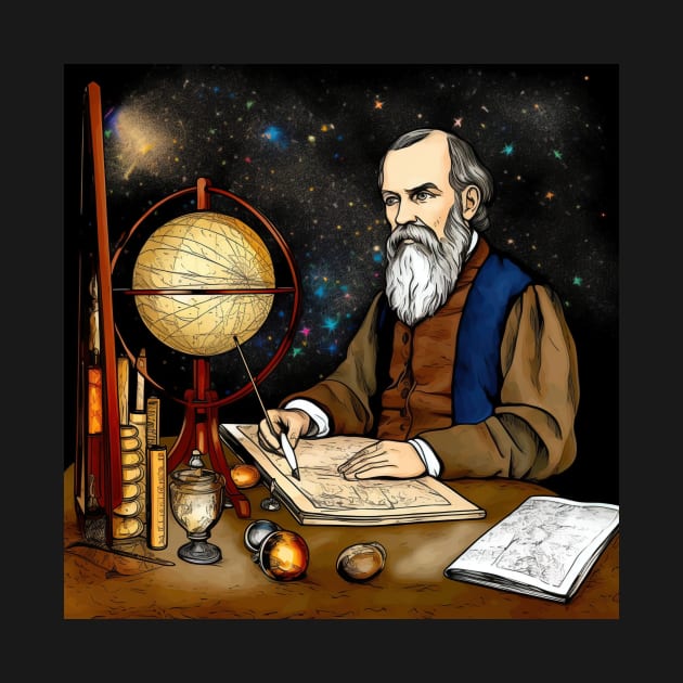 Galileo Galilei drawing by ComicsFactory