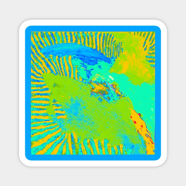 Abstract 42b Magnet by DonWillisJrArt