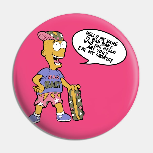 Bootleg Bart Pin by THRILLHO