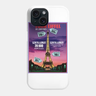 La tour Eiffel en chiffres Phone Case