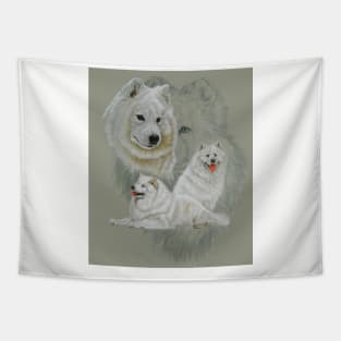 Samoyed Medley Tapestry