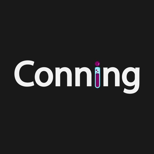 Conning being conning text design by D1FF3R3NT