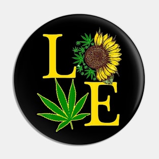 Love Weed Pin