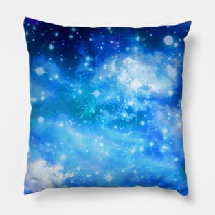 Clouds and Blue Sky Pillow