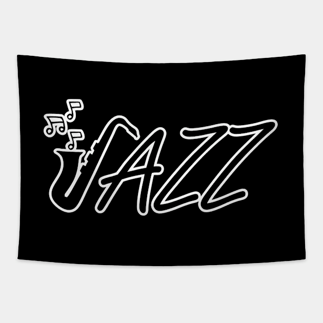 Jazz Saxophone Tapestry by BigTime