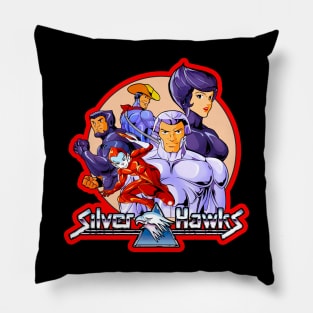 80s Cartoon SilverHawks Pillow