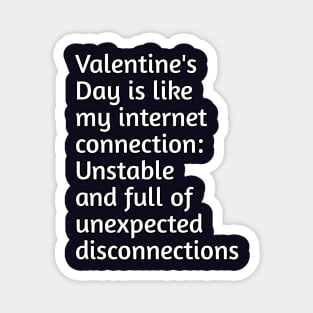 Funny valentines day joke Magnet