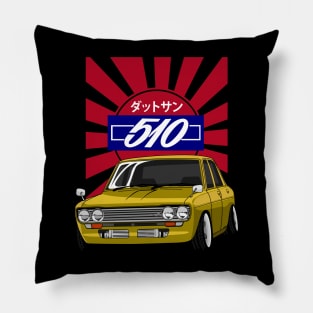 Datsun 510 (Gold) Pillow