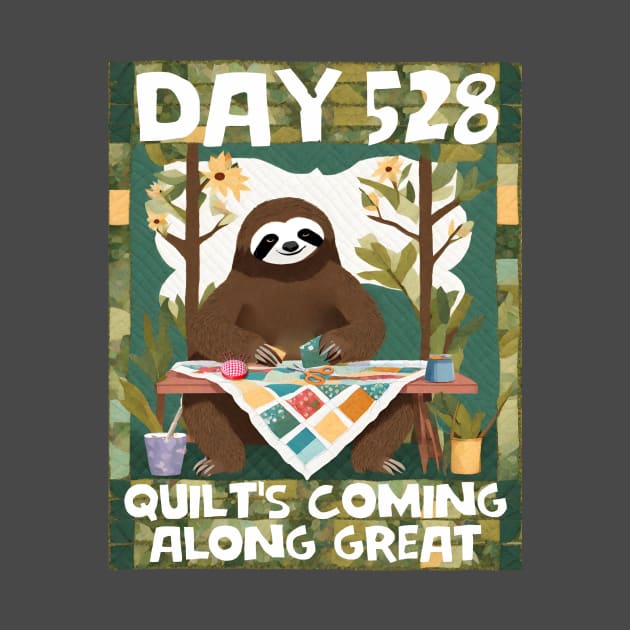 Funny sloth quilter quilting obsession sewing seamstress by BigMRanch