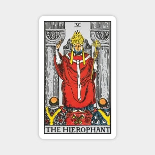 The Hierophant tarot card Magnet