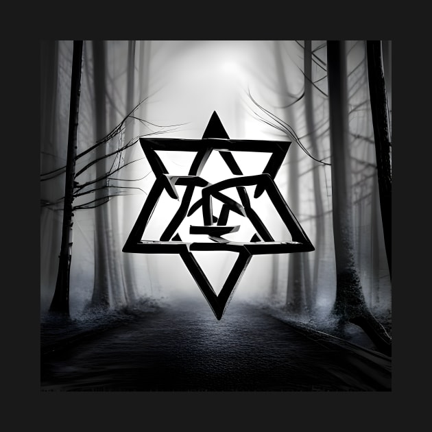 Hexagram - Creepy Grey Forest by bananati