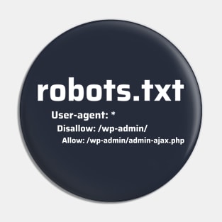 Robots Txt Pin