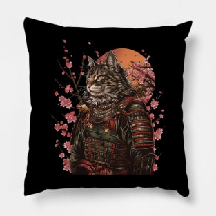 Cat Ninja Secrets Stealthy Prowess Pillow