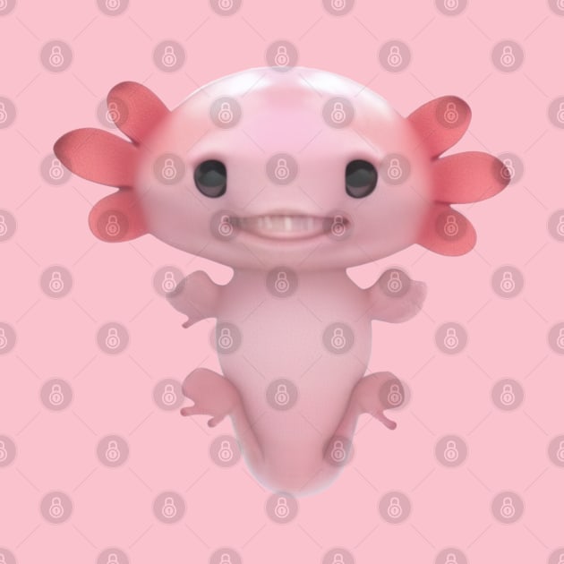 Axolotl alebrije by Dendros-Studio