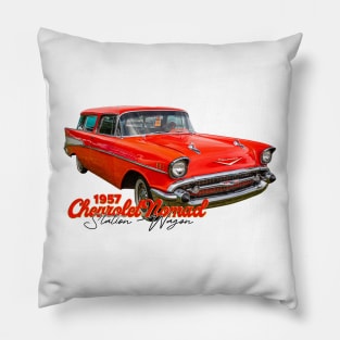 1957 Chevrolet Nomad Station Wagon Pillow