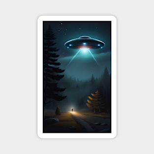 UFO Encounters Magnet