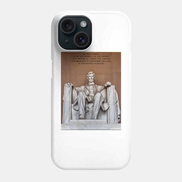 Lincoln Memorial Phone Case by joesaladino